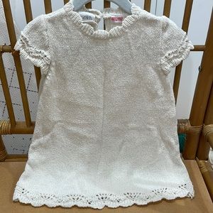 Zara knit crochet dress